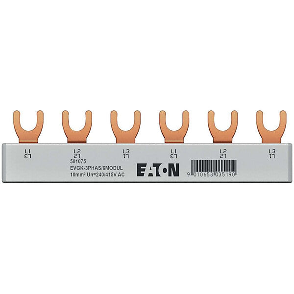 Eaton Gabelverschienung 3-phasig EVGK-3PHAS/6MODUL